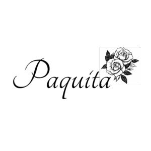 Paquita with black and white flower buds.
